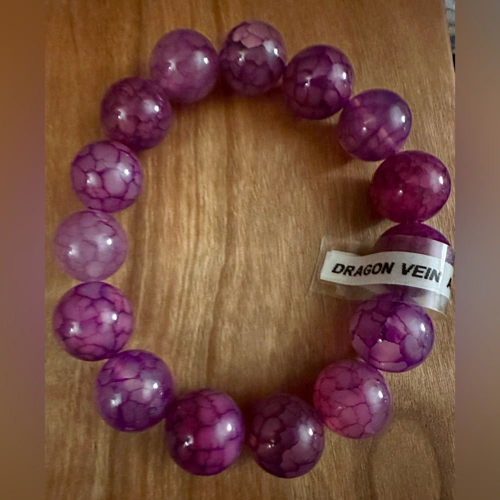 Dragon Vein Crystal Bracelet